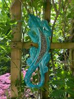 Nieuw houten gekko/salamander blauw, Ophalen of Verzenden, Nieuw