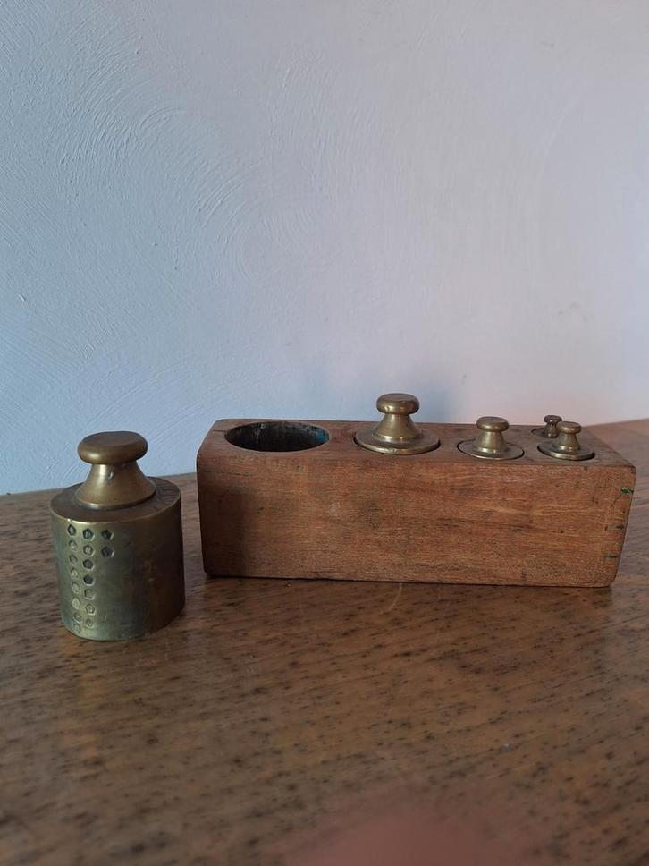 Antieke Gewichten Set, Antiek en Kunst, Antiek | Koper en Brons, Brons, Ophalen of Verzenden