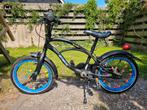 Vet stoere Batman fiets 16 inch met zijwieltjes, Ophalen, Zo goed als nieuw, 16 tot 20 inch, Zijwieltjes