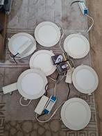 7x LED Inbouwspots 18cm met Afstandsbediening, Ophalen, Zo goed als nieuw, Metaal, Modern