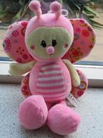 Vlinder met lief snuitje merk Toi Toys van Action roze wit, Kinderen en Baby's, Speelgoed | Knuffels en Pluche, Ophalen of Verzenden