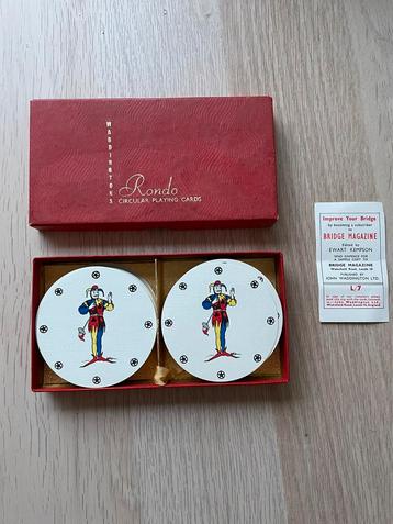 Rondo. Doosje met ronde speelkaarten.Versturen kan beschikbaar voor biedingen