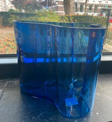 Iittala Alvar Aalto vaas 160mm ultramarine blauw beschikbaar voor biedingen