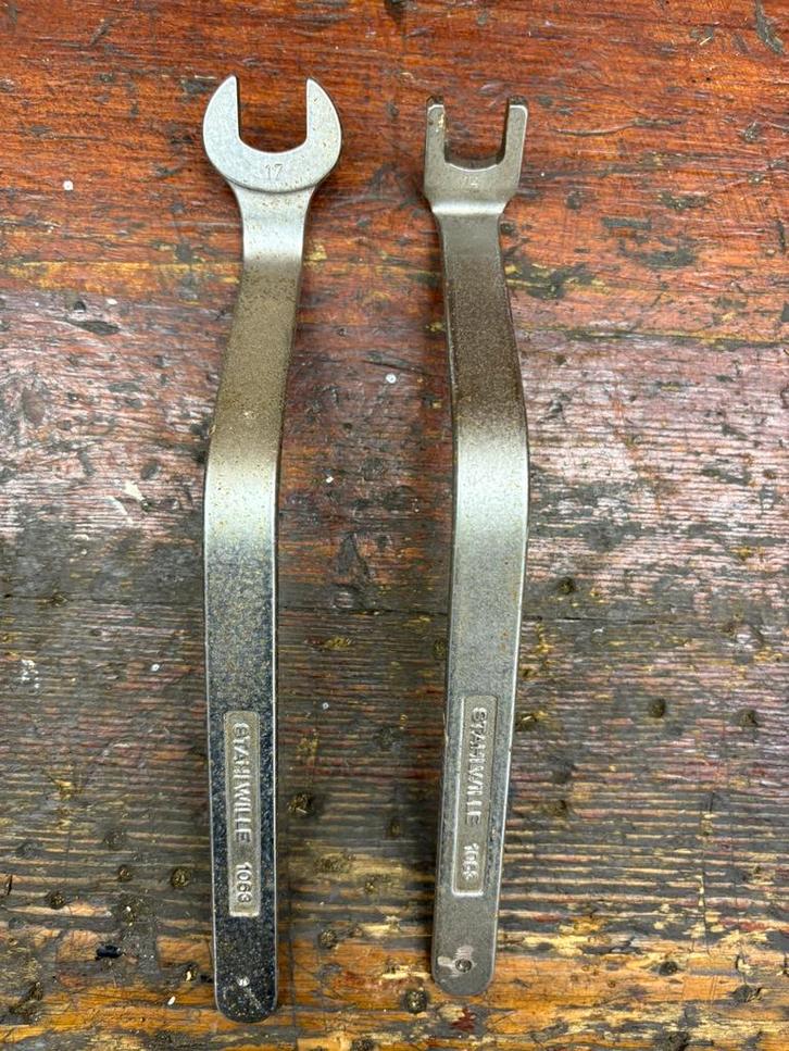 Stahlwille steeksleutels – 14 mm & 17 mm, Auto diversen, Autogereedschap, Gebruikt, Ophalen of Verzenden