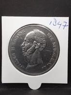 Rijksdaalder 1847 koning Willem II, Zilver, Ophalen of Verzenden, Losse munt, 2½ gulden