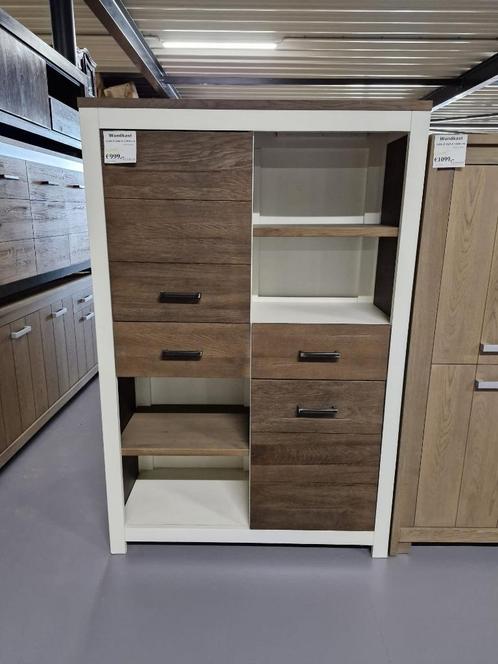 Moderne donker gekleurde eiken wandkast, Huis en Inrichting, Kasten | Wandmeubels, Nieuw, 150 tot 200 cm, Minder dan 150 cm, 25 tot 50 cm