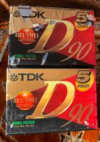 10 x TDKD-90EA5  TAPES ongebruikt in verpakking 27,50 euro, 2 t/m 25 bandjes, Overige genres, Onbekend, Ophalen of Verzenden