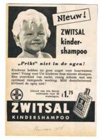 Zwitsal - Advertentie uit Tijdschrift 1956, Verzamelen, Overige Verzamelen, Verzenden