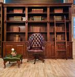 Bibliotheekkast boekenkast met ladder / trap, 200 cm of meer, Teakhout, Ophalen of Verzenden, Zo goed als nieuw