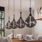 Hanglamp Suki Smoke glas, 4-lamps van Lifestylefurn, Ophalen, ., Nieuw, Glas