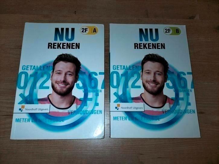 Nu Rekenen  2F deel A en B, samen voor €12,50, Boeken, Schoolboeken, Wiskunde A, Overige niveaus, Ophalen of Verzenden