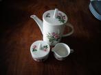 Villeroy & Boch koffiepot suikerpot melkkan, roosjespatroon, Overige typen, Ophalen of Verzenden, Zo goed als nieuw, Overige stijlen