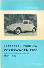 Vraagbaak Volkswagen Kever 1200, VW T1, Karmann Ghia 54'-63, Ophalen of Verzenden