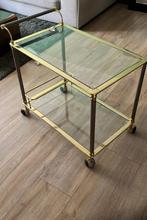 Serveer trolley Italian vintage serveer wagen, Ophalen, Gebruikt