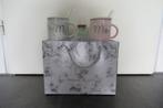 Mr. & Mrs Koffie Mokken Luxe Set Huwelijkskado Box Bruiloft, Nieuw, Ophalen of Verzenden, Overige stijlen, Kop(pen) en/of Schotel(s)