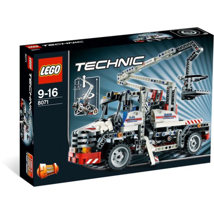 Lego Technic Bucket Truck - Hoogwerker set 8071, Kinderen en Baby's, Speelgoed | Duplo en Lego, Gebruikt, Lego, Complete set, Ophalen of Verzenden