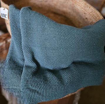 By Mölle plaid gerecycled denim, indigo blauw - ongebruikt beschikbaar voor biedingen