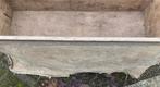 Brocante oude houten trog - voederbak met afdekdoek, Ophalen of Verzenden