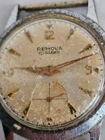 Vintage Remova Polshorloge - 15 Rubis - Staal, Overige merken, Staal, Met bandje, Polshorloge
