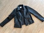 Nieuw lederlook jas zwart mt 38 costes box 10, Kleding | Dames, Jassen | Winter, Verzenden, Nieuw, Maat 38/40 (M), Zwart