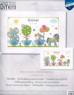 Cado vervaco borduurpakket geboorte, dierenkoets j/m, Ophalen of Verzenden, Nieuw, Handborduren, Borduurpakket