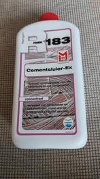 1 fles cementsluier-ex HMK nr. 183, Huis en Inrichting, Ophalen