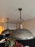 Industriële eettafel lampen 2 stuks, Ophalen of Verzenden, Zo goed als nieuw, Indistrieel, Metaal