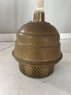 Geelkoperen wasstamper met houten steel, Antiek en Kunst, Ophalen, Koper