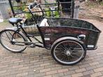 Bakfiets Johnny loco retro uitvoering limited edition, Ophalen, Huif, Zo goed als nieuw, 2 kinderen