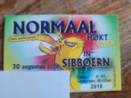 Kaart Normaal Siddeburen, Tickets en Kaartjes, Overige Tickets en Kaartjes, Twee personen