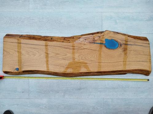 MASSIEF EIKENHOUTEN (SIDE) TAFELBLAD., Huis en Inrichting, Tafels | Sidetables, Nieuw, 25 tot 50 cm, 100 tot 150 cm, Rechthoekig
