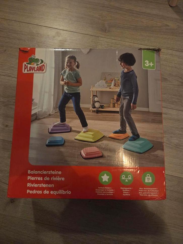 Pastelkleurige balansstenen / stapstenen Zo Goed Als Nieuw!, Kinderen en Baby's, Speelgoed | Buiten | Speeltoestellen, Zo goed als nieuw
