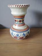 Vintage Aardewerk Vaas - Handbeschilderd, Gebruikt, Overige kleuren, Aardewerk of Porselein, Ophalen of Verzenden