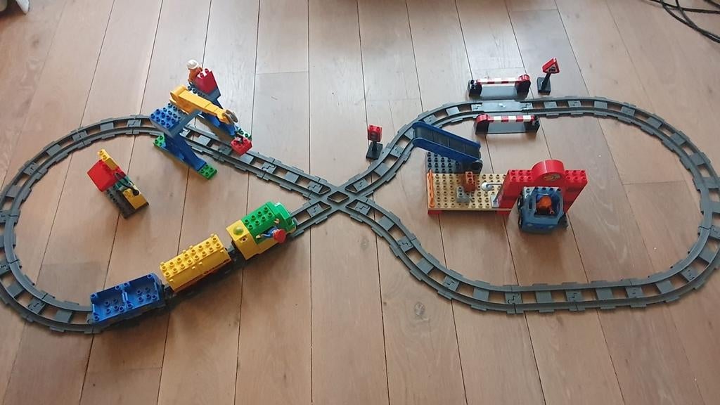 Lego duplo luxe treinset 5609 compleet, Kinderen en Baby's, Speelgoed | Duplo en Lego, Gebruikt, Duplo, Complete set, Ophalen of Verzenden