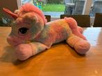 XL Eenhoorn Knuffel - Regenboogkleuren, Ophalen of Verzenden, Zo goed als nieuw, Paard