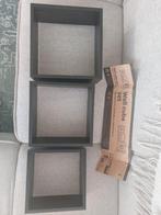 Duraline kubus zwart hout voor aan de muur, nieuwstaat, Huis en Inrichting, Woonaccessoires | Wanddecoraties, Ophalen of Verzenden