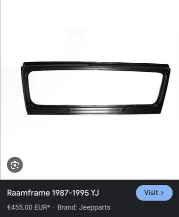 wrangler yj voorruitframe nieuw beschikbaar voor biedingen