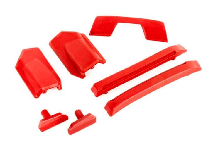 Sledge Body reinforcement set, red/ skid pads (roof), Hobby en Vrije tijd, Modelbouw | Radiografisch | Auto's, Ophalen of Verzenden
