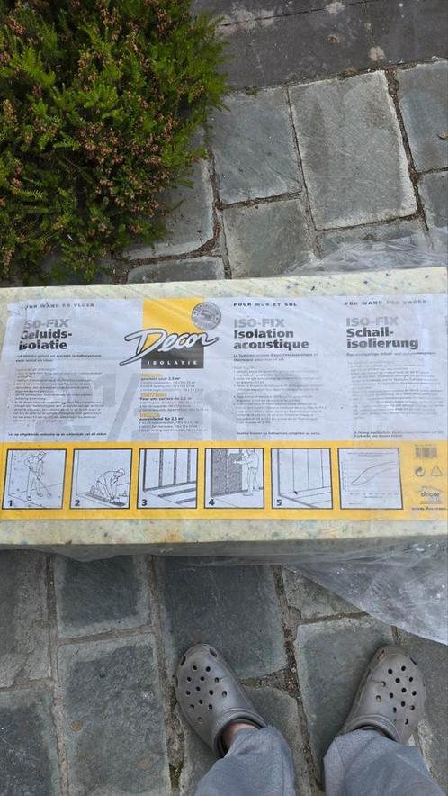 Decor geluidsisolatie Isofix. Assortiment verpakking., Doe-het-zelf en Verbouw, Isolatie en Afdichting, Zo goed als nieuw, Overige materialen