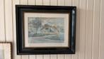 Aquarel G de Wit totale afmetingen 47 X 38 cm, Ophalen