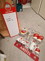 Amstel verzamelspullen, Verzamelen, Biermerken, Ophalen, Gebruikt, Reclamebord, Plaat of Schild, Amstel