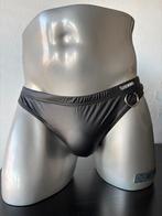 Clever-Menmode leather look string, Kleding | Heren, Ondergoed, Verzenden, Zwart, Overige typen