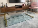 Design Salon tafel van Gallotti & Radice, Huis en Inrichting, Ophalen, Gebruikt, 50 tot 100 cm, Glas