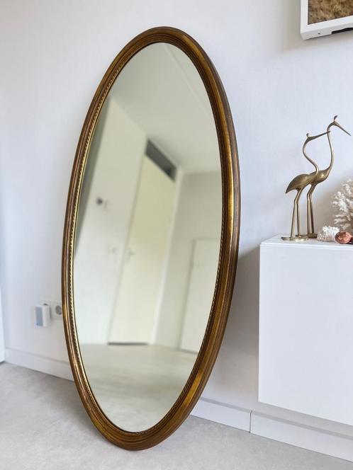 Prachtige extra grote spiegel ovaal, Huis en Inrichting, Woonaccessoires | Spiegels, Zo goed als nieuw, 50 tot 75 cm, 100 tot 150 cm
