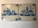 Delftsblauwe tegels 17e/18e eeuw, Ophalen of Verzenden