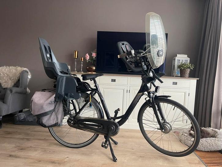 Sparta Amazone 4 Life Elektrische Moederfiets Incl Zitjes, Fietsen en Brommers, Elektrische fietsen, Zo goed als nieuw, Sparta