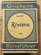 Griebens Reiseführer, band 79, Riviera 1928, Europa, Ophalen of Verzenden, Reisgids of -boek, Albert Goldsmidt