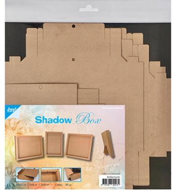 Joy!Crafts Shadow Box kraft 250 grams 3 stuks 8089/0270 beschikbaar voor biedingen