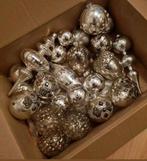 Brocante Vintage shabby chic kerstballen ornamenten kerst, Diversen, Kerst, Ophalen, Zo goed als nieuw