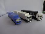 2 vrachtautos MERCEDES - VOLVO van EFSI schaal 1/87 HO, Overige merken, Gelijkstroom of Wisselstroom, Overige typen, Ophalen of Verzenden